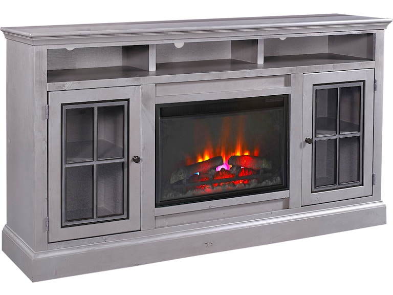 aspenhome Living Room 70 Inch Highboy Fireplace Console WDR1954-BDL at Norwood Furniture