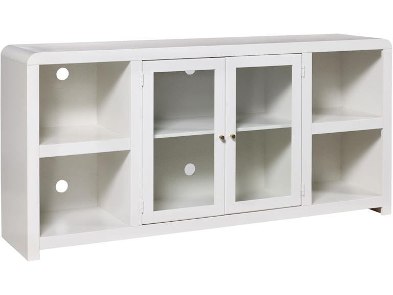 aspenhome Living Room 71 Inch Console with 2 Doors MYY1250-WHI at Norwood Furniture