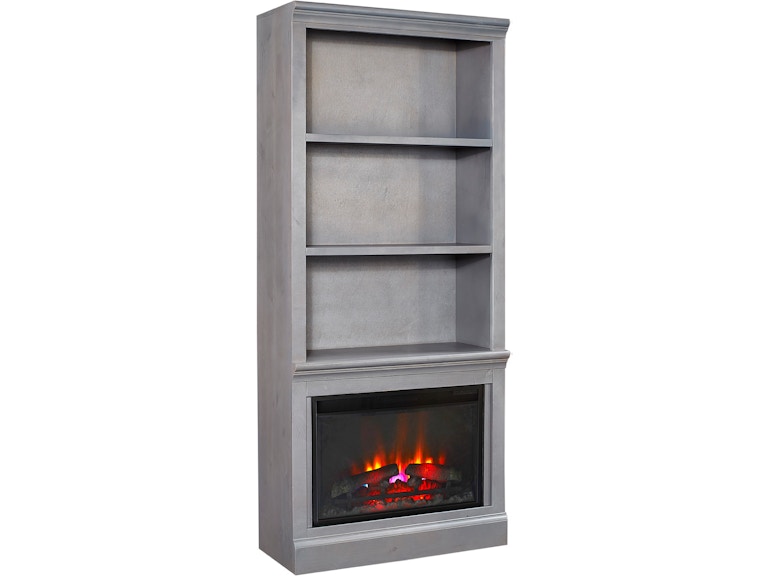 aspenhome Living Room 74 Inch Fireplace Display Case WDR3472F/12-BDL at Norwood Furniture