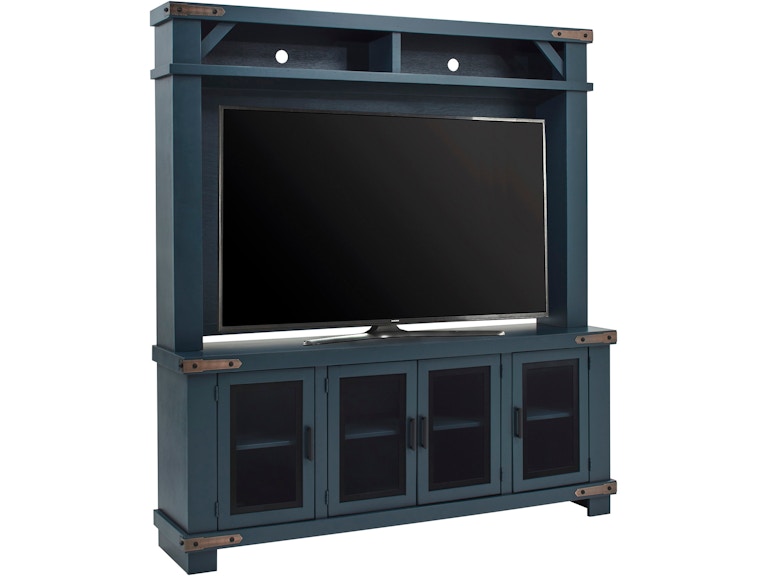aspenhome Living Room 78 Inch Console and Hutch WDO-413 at Norwood Furniture