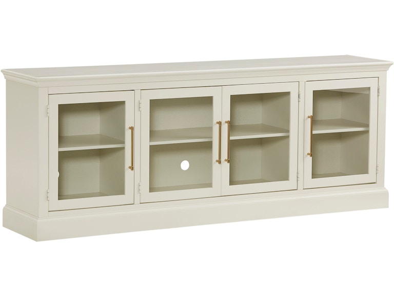 aspenhome Living Room 84 Inch Console with 4 Doors MBB1260-MBL at Norwood Furniture