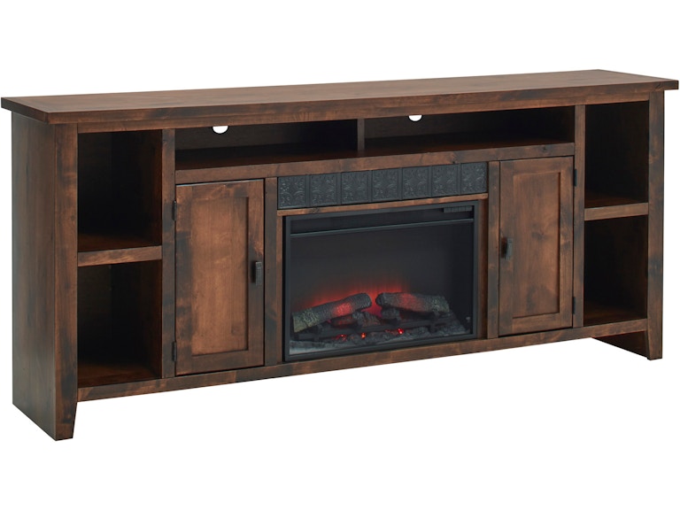 aspenhome Living Room 84 Inch Fireplace Console DG1902-TOB at Norwood Furniture