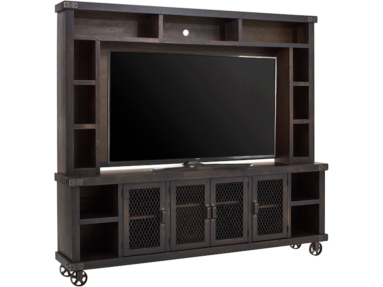 aspenhome Living Room 96 Inch Console and Hutch DN-446 at Norwood Furniture