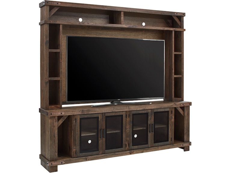 aspenhome Living Room 98 Inch Console and Hutch WDO-432 at Norwood Furniture