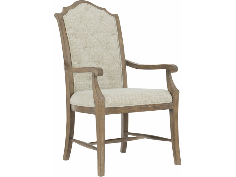 Bernhardt Casual Dining Rustic Patina Arm Chair 387X62D at Norwood Furniture