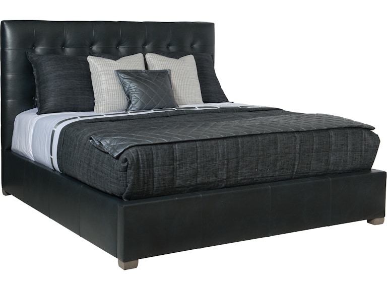 Bernhardt Interiors Bedroom Avery Leather Panel Bed K1465 at Norwood Furniture