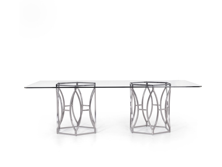 Bernhardt Interiors Casual Dining Argent Dining Table K1404 at Norwood Furniture