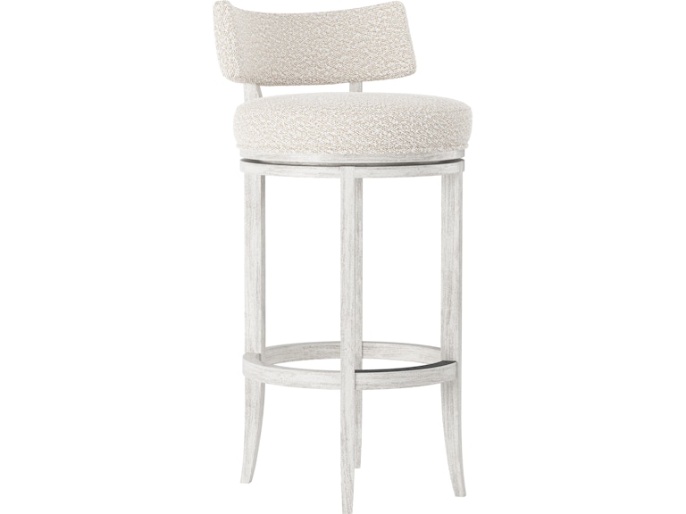 Bernhardt Interiors Casual Dining Hirsch Fabric Bar Stool 301582W at Norwood Furniture