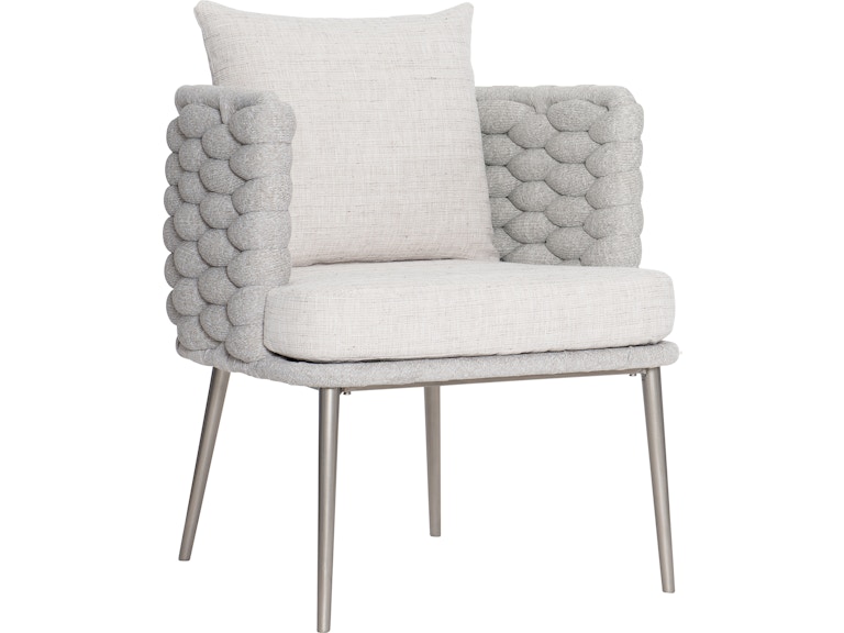 Bernhardt Interiors Casual Dining Hollis Fabric Arm Chair 305545 at Norwood Furniture