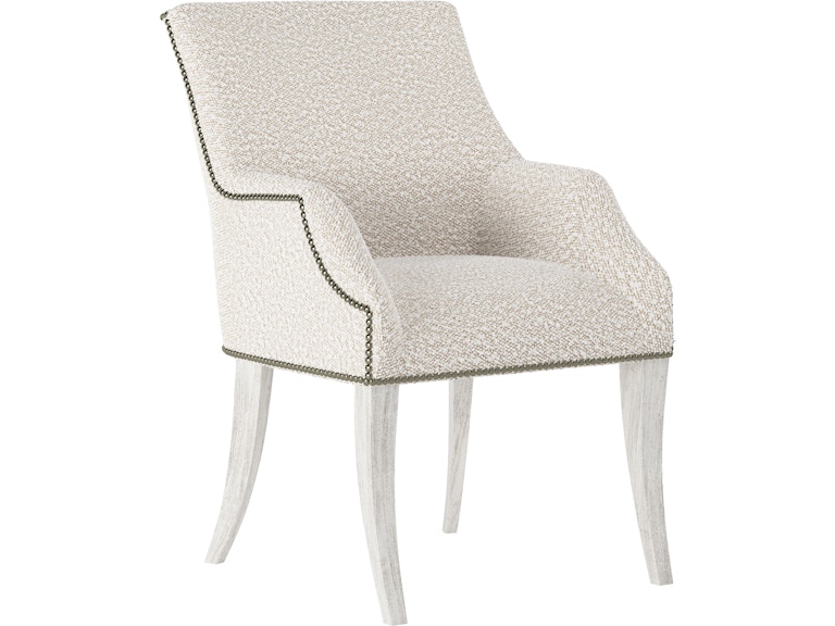 Bernhardt Interiors Casual Dining Keeley Fabric Arm Chair 348542W at Norwood Furniture