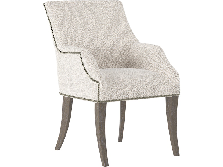 Bernhardt Interiors Casual Dining Keeley Fabric Arm Chair 348542N at Norwood Furniture