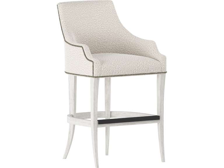 Bernhardt Interiors Casual Dining Keeley Fabric Bar Stool 348588W at Norwood Furniture