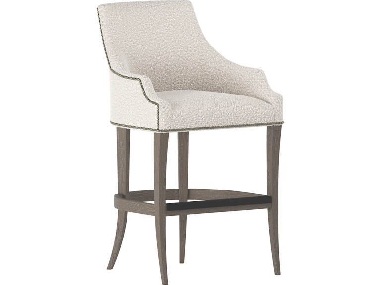 Bernhardt Interiors Casual Dining Keeley Fabric Bar Stool 348588N at Norwood Furniture