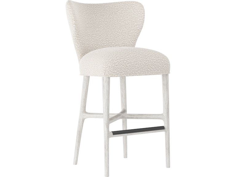 Bernhardt Interiors Casual Dining Kemp Fabric Bar Stool 305586W at Norwood Furniture