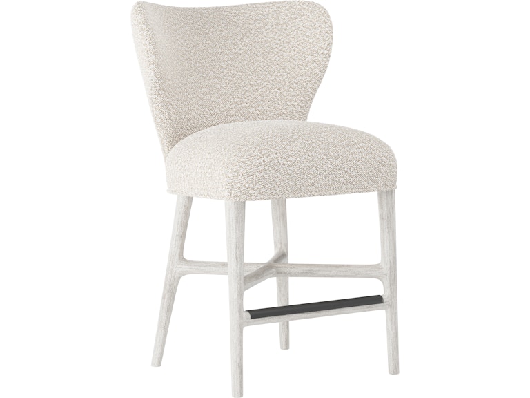 Bernhardt Interiors Casual Dining Kemp Fabric Counter Stool 305585W at Norwood Furniture