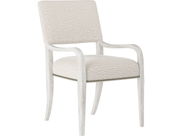 Bernhardt Interiors Casual Dining Moore Fabric Arm Chair 353522W at Norwood Furniture