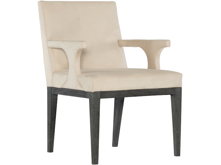 Bernhardt Interiors Casual Dining Staley Fabric Arm Chair 396556 at Norwood Furniture