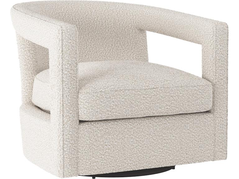 Bernhardt Interiors Living Room Alana Fabric Swivel Chair N1118SX at Norwood Furniture