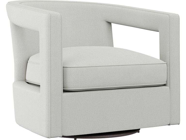 Bernhardt Interiors Living Room Alana Fabric Swivel Chair N118SXQ at Norwood Furniture