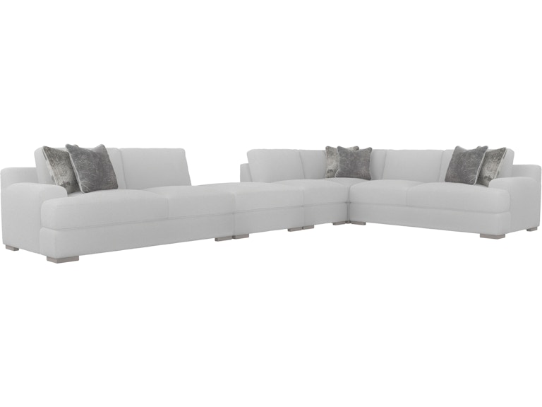 Bernhardt Interiors Living Room Andie Fabric Sectional K1846 at Norwood Furniture