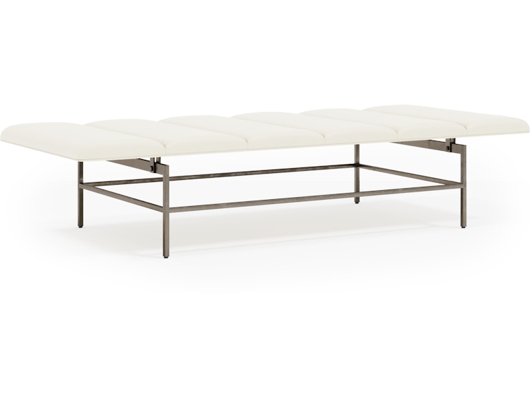 Bernhardt Interiors Living Room Ardmore Leather Bench N8400L at Norwood Furniture
