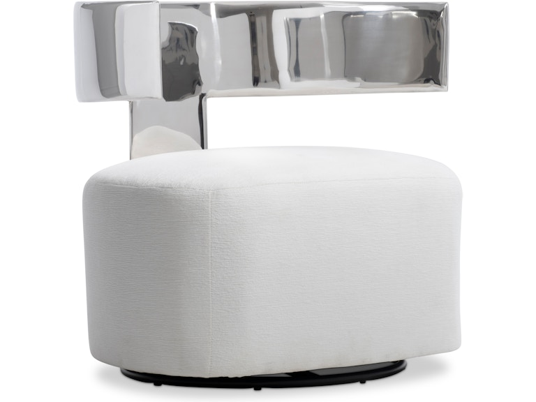 Bernhardt Interiors Living Room Ares Fabric Swivel Chair N6112S at Norwood Furniture