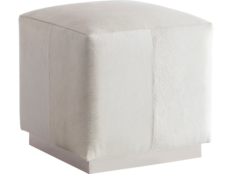 Bernhardt Interiors Living Room Aspen Leather Ottoman N2401O at Norwood Furniture