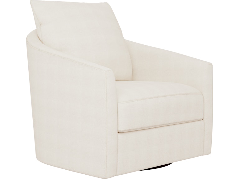 Bernhardt Interiors Living Room Astoria Fabric Swivel Chair N9022S at Norwood Furniture