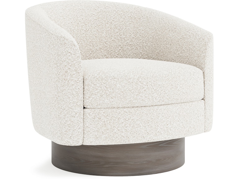 Bernhardt Interiors Living Room Camino Fabric Swivel Chair N5712SY at Norwood Furniture