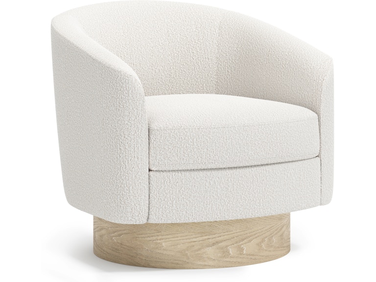 Bernhardt Interiors Living Room Camino Fabric Swivel Chair N572SYQ at Norwood Furniture