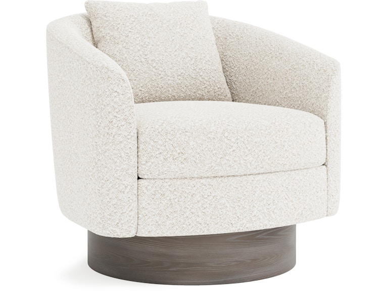 Bernhardt Interiors Living Room Camino Fabric Swivel Chair N5712S at Norwood Furniture