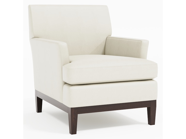 Bernhardt Interiors Living Room Cumberland Leather Chair N2722LY at Norwood Furniture