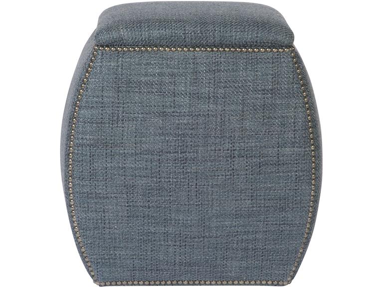 Bernhardt Interiors Living Room Delta Fabric Ottoman N1031 at Norwood Furniture