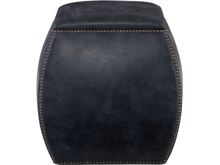 Bernhardt Interiors Living Room Delta Leather Ottoman N1031L at Norwood Furniture