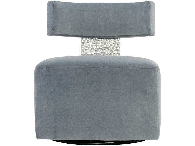 Bernhardt Interiors Living Room Ella Fabric Swivel Chair N6513S at Norwood Furniture