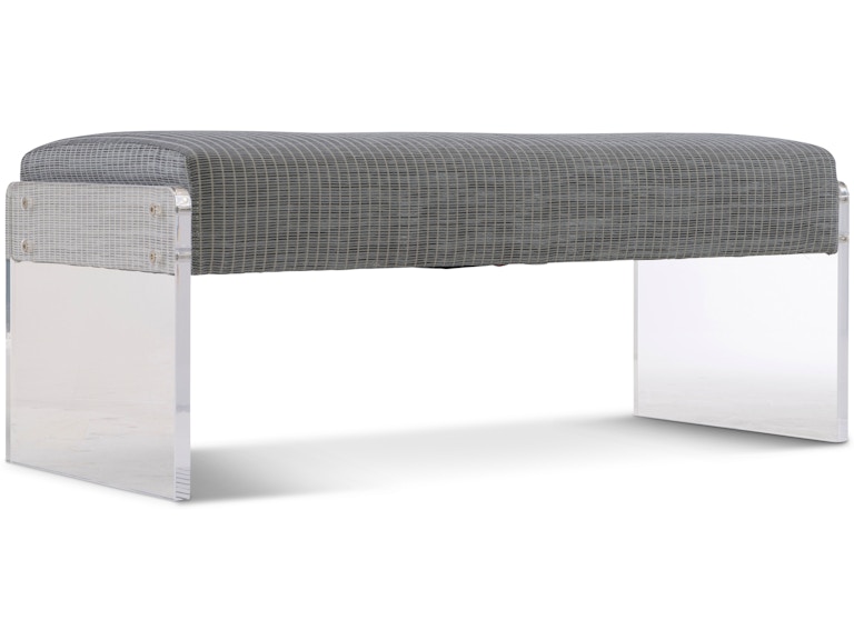 Bernhardt Interiors Living Room Frey Fabric Bench N1120 at Norwood Furniture