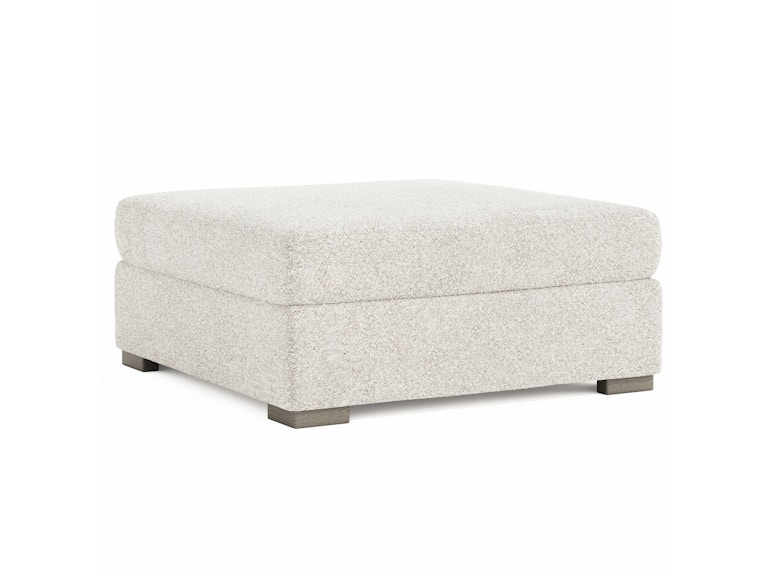 Bernhardt Interiors Living Room Helena Fabric Bumper Ottoman N5231 at Norwood Furniture