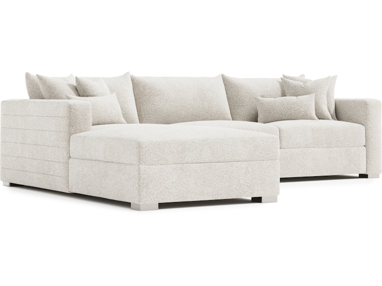 Bernhardt Interiors Living Room Helena Fabric Sectional K1708 at Norwood Furniture