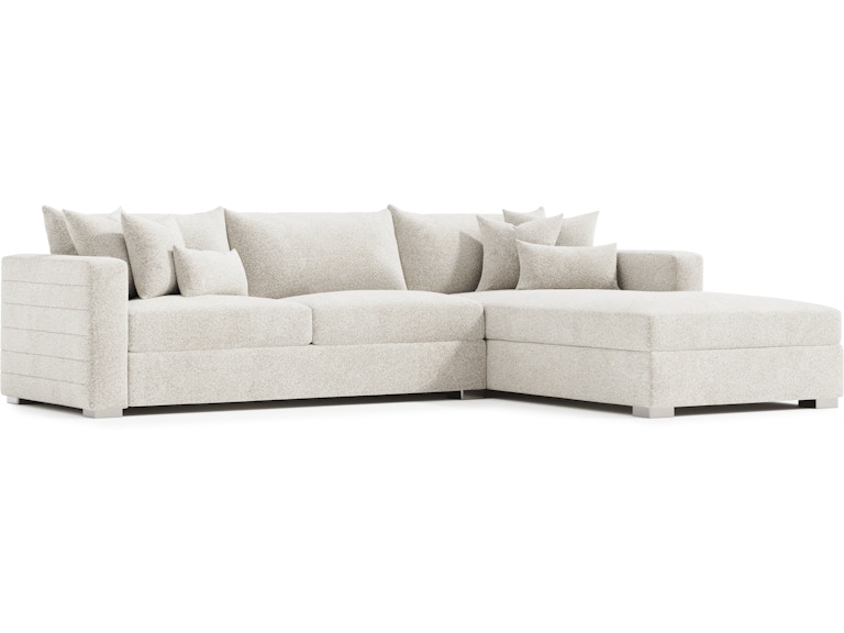 Bernhardt Interiors Living Room Helena Fabric Sectional K1684 at Norwood Furniture