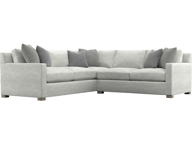 Bernhardt Interiors Living Room Kelsey Fabric Sectional K1803 at Norwood Furniture