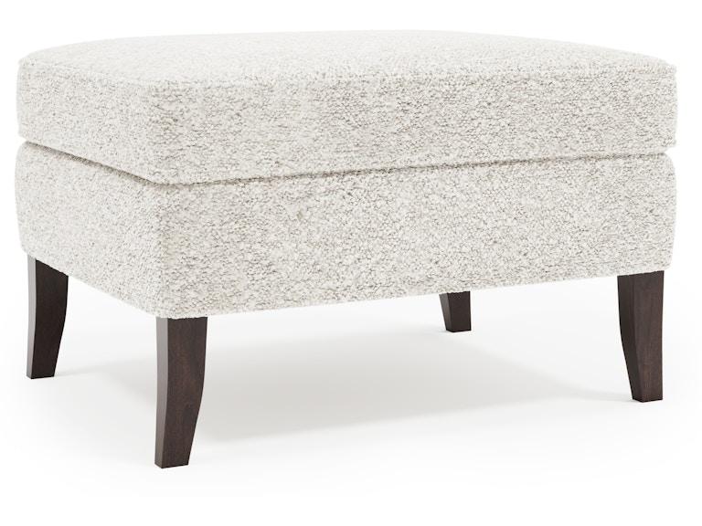 Bernhardt Interiors Living Room Kingston Fabric Ottoman N1700X at Norwood Furniture