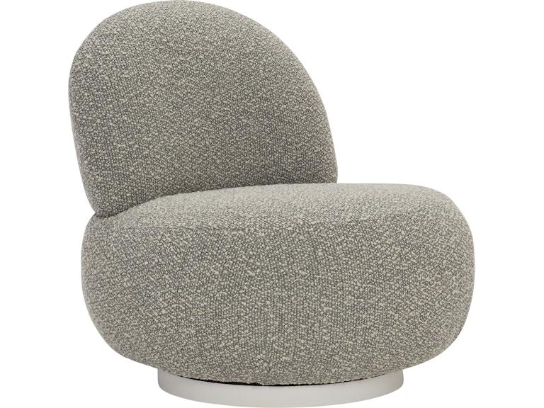 Bernhardt Interiors Living Room Lulu Fabric Swivel Chair N9303S at Norwood Furniture