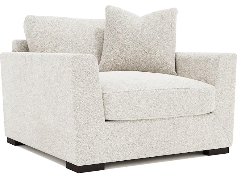 Bernhardt Interiors Living Room Nicolette Fabric Chair 1/2 N3193 at Norwood Furniture