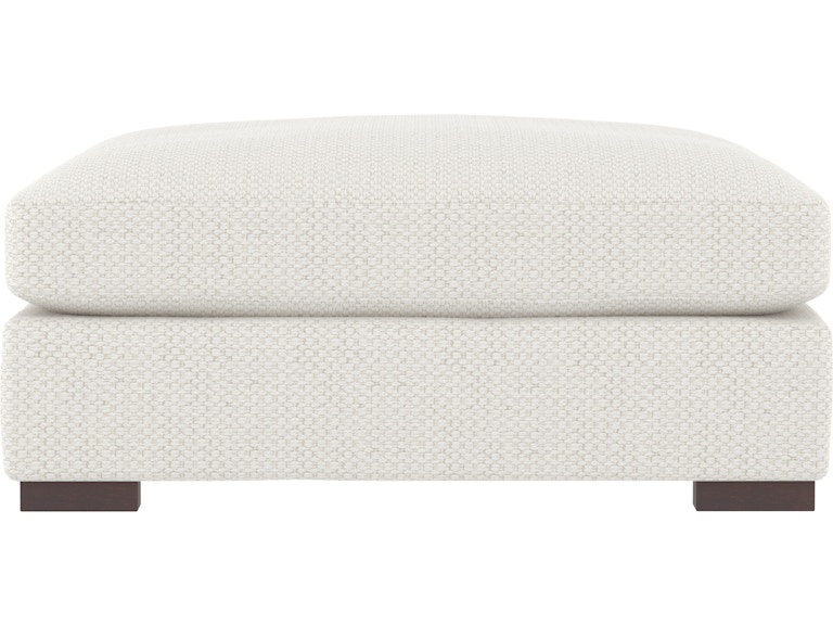 Bernhardt Interiors Living Room Nicolette Fabric Ottoman N1131 at Norwood Furniture