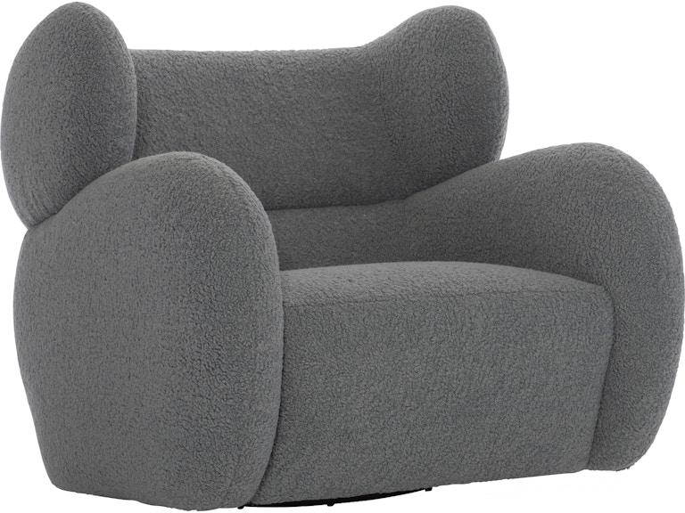 Bernhardt Interiors Living Room Pablo Fabric Swivel Chair N2103S at Norwood Furniture