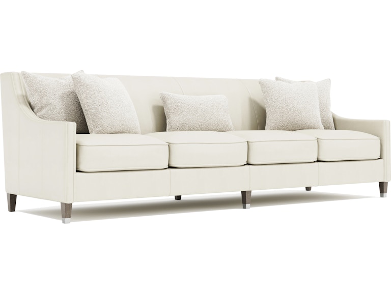 Bernhardt Interiors Living Room Palisades Leather Sofa N2877LX at Norwood Furniture