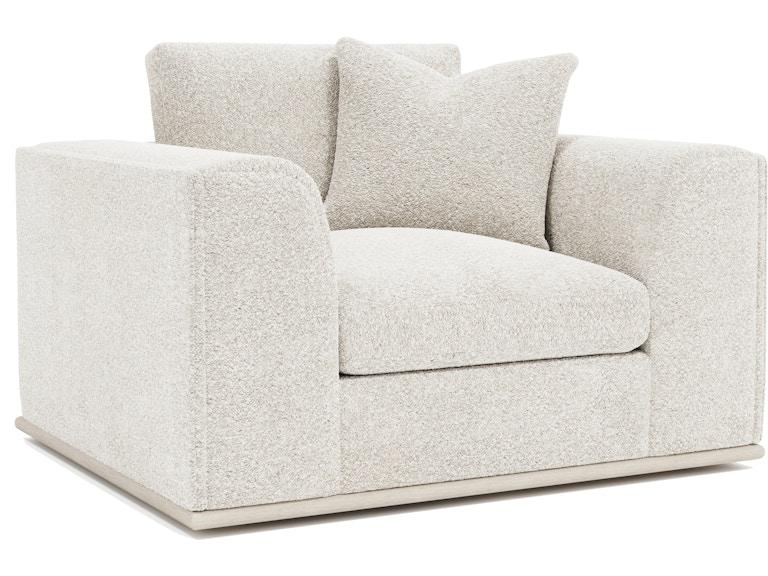 Bernhardt Interiors Living Room Prague Fabric Chair 1/2 N1963 at Norwood Furniture