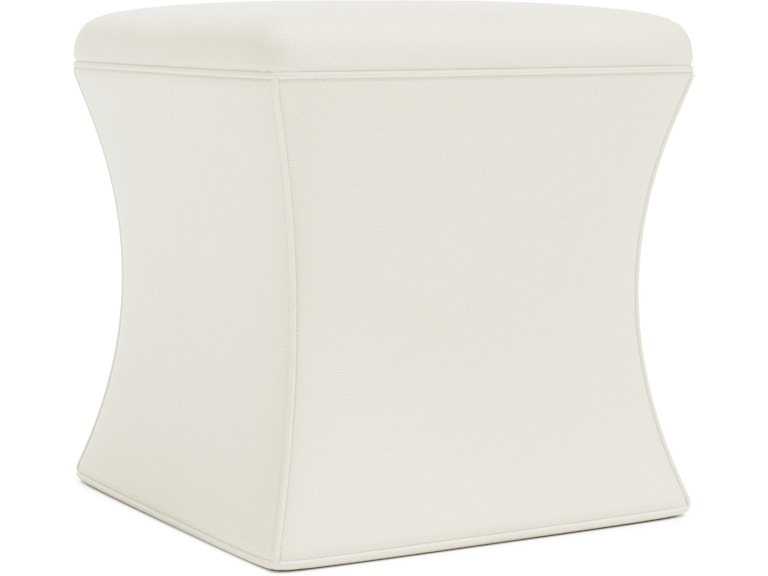 Bernhardt Interiors Living Room Roscoe Leather Ottoman N9000LX at Norwood Furniture