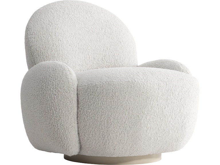 Bernhardt Interiors Living Room St. Jean Fabric Swivel Chair N8202S at Norwood Furniture