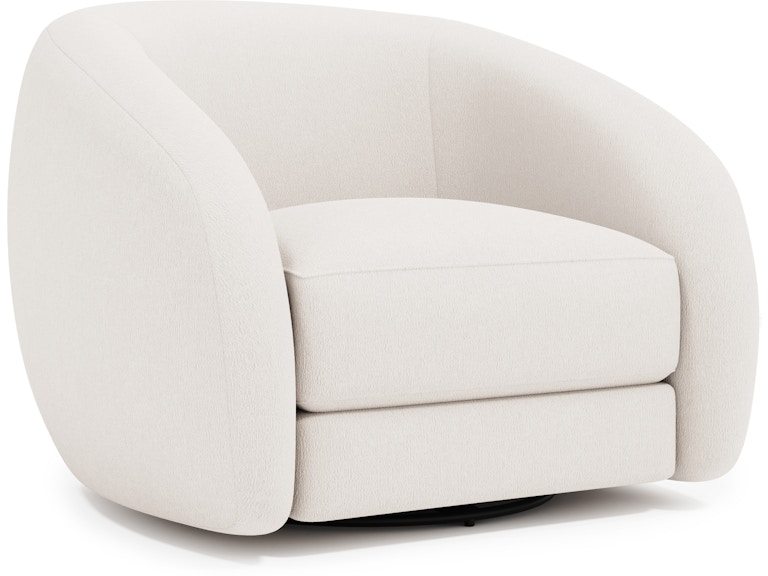 Bernhardt Living Living Room Austen Fabric Swivel Chair P2372SY at Norwood Furniture
